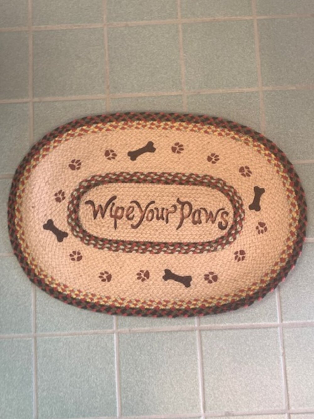 Wipe your Paws 20 x30 accent rug